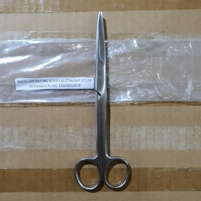 

New - Gunting Mayo 17cm Lurus & Bengkok / Mayo Scissors 17 cm - BENGKOK ..