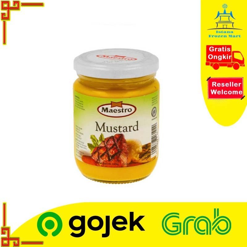 

Saos Mustard MAESTRO Botol 245 GR