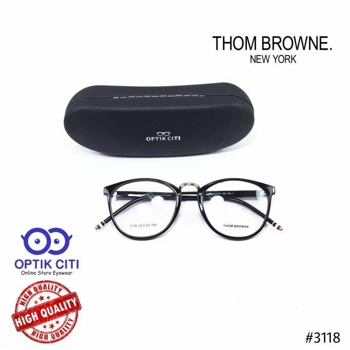 Sale Now Frame Kacamata Wanita Thom Browne 3118 Bulat Paket Lensa Radiasi Terbaik