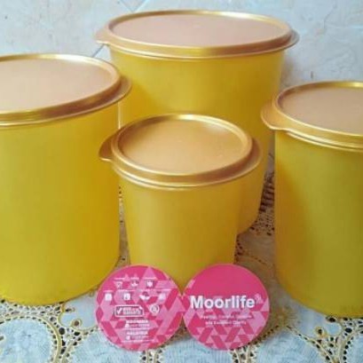 Toples Makanan Canister Set Vaso Moorlife Like Tupperware