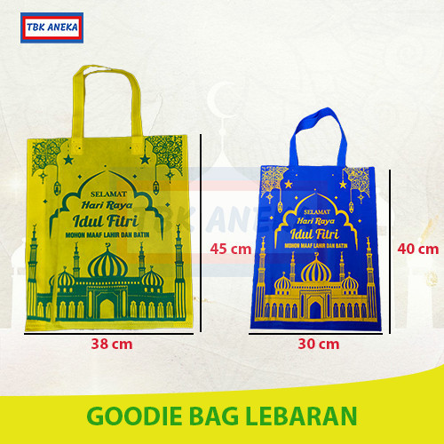 (:(:(:(] Tas Lebaran Spunbond Goodie Bag / Parsel Idul Fitri - Kecil / Besar