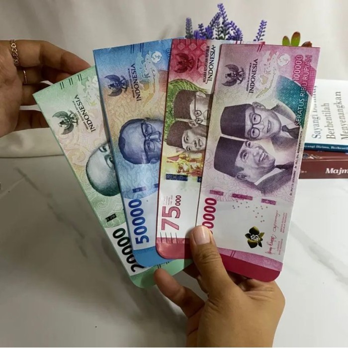 

!!Amplop Lebaran Motif Uang Baru Panjang Isi 50 Pcs