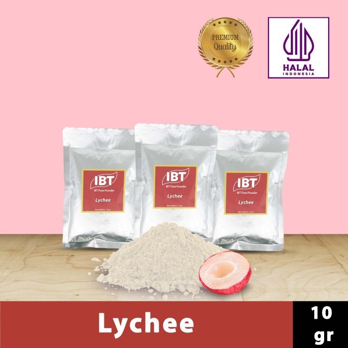 

Bahan Makanan Serbuk Bubuk Kue Lychee Leci Ibt Pure Powder 10 Gr