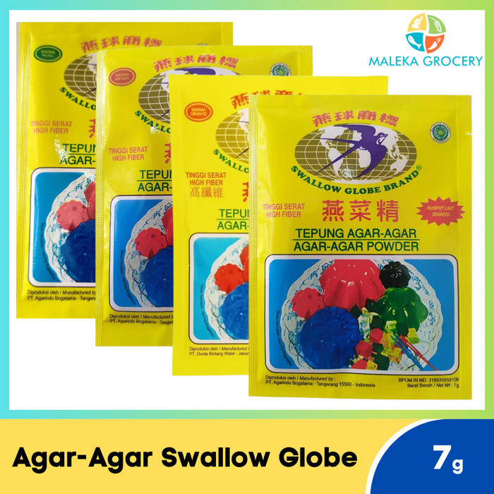 

Agar Agar Swallow Brand 7 Gram Bahan Kue