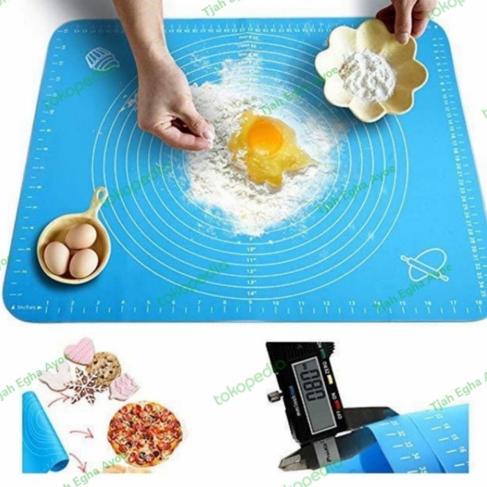 

Sn - Alas Adonan Kue / Pizza Bahan Silikon Ukiran 40X60 Cm