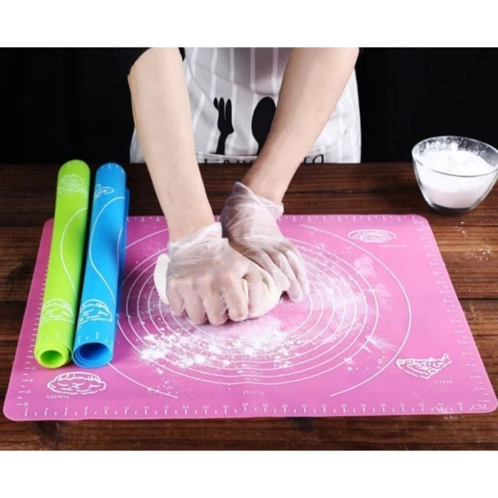 

Alas Rolling Kue Bahan Silikon Tebal Untuk Adonan Kue Ukuran 3040 Cm