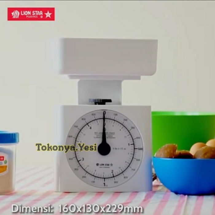 

Timbangan Bahan Kue 2Kg Lion Star Royal Scale. Ks-5