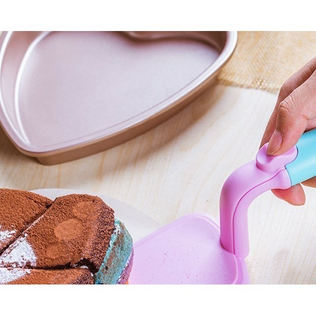 

Sendok Kue Warna Pink Biru Impor Bahan Pp/Sendok Pizza C