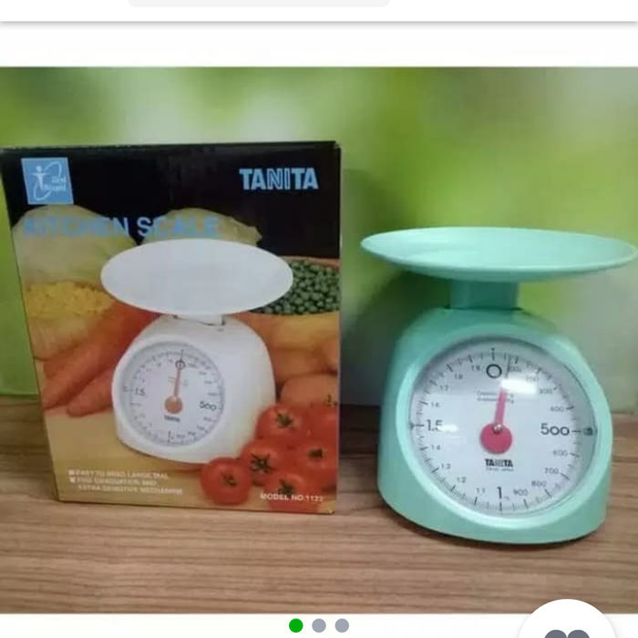 

Tanita Timbangan Bahan Kue Dapur 2Kg Original 1122 Manual
