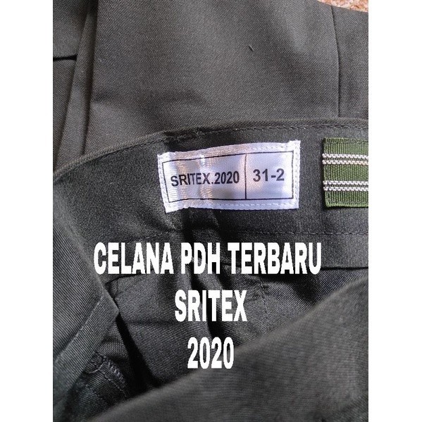 [MADE BY QUALITY] CELANA PDH TERBARU SRITEX/CELANA PDH TNI/