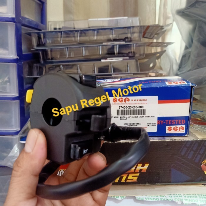 holder saklar kiri GSX 150 R S 37400-23K00 original SGP (SR MOTORS)