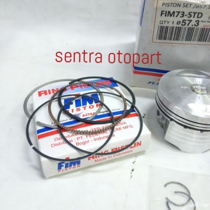 New Piston Seher Kit Megapro Monoshok Oversize Std Original Fim Gratis Ongkir