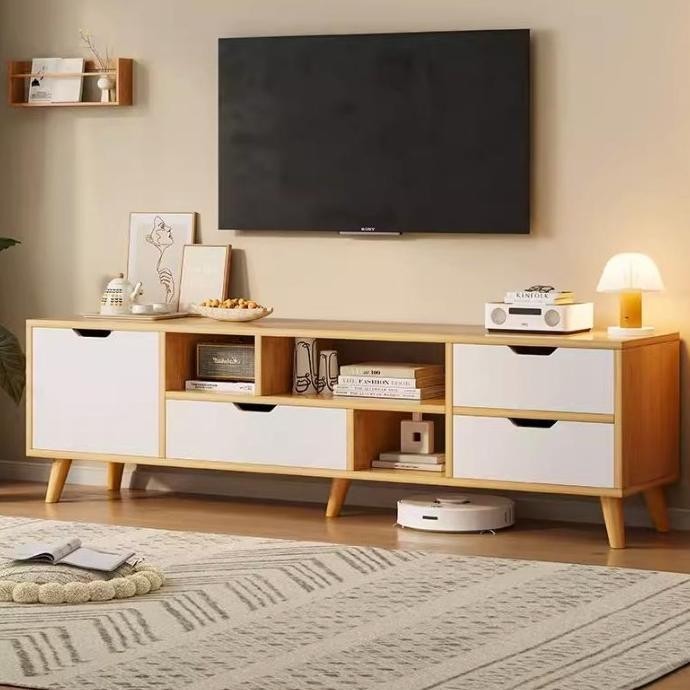 Dream Home Furniture Rak Tv / Meja Tv Minimalis Modern Nordic / Lemari Burgerxaxa