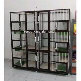 KANDANG KUCING ALUMUNIUM KANDANG HEWAN P180 L60 T180 HANYA PALEMBANG