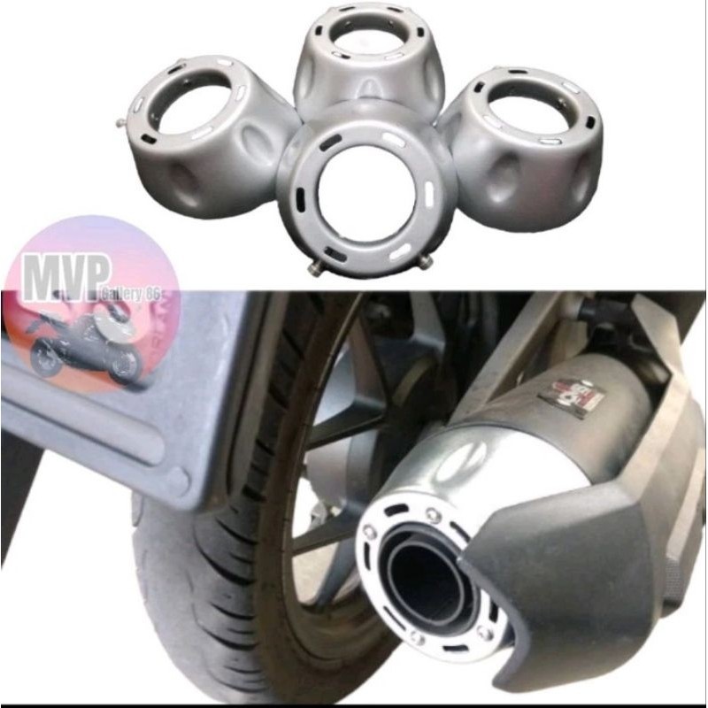 Corong Knalpot Matic End Muffler Universal Buat Vario ,Mio ,Beat ,Scoopy ,Fino ,Genio ,X Ride ,Soul 