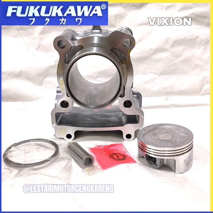 PROMO BLOCK SEHER VIXION CYLINDER BLOK BORING VIXION FUKUKAWA KOMPLIT #ORIGINAL
