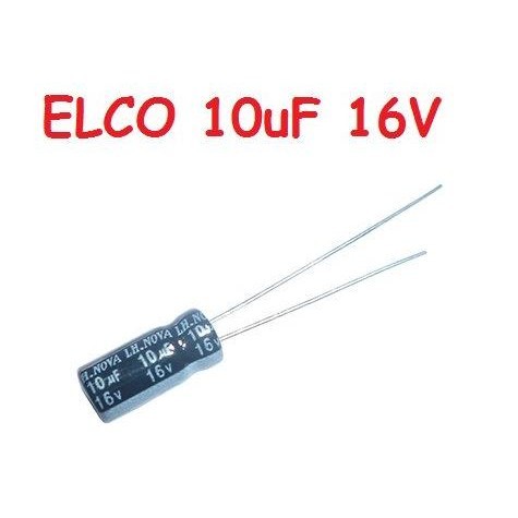 Elco Elko Capasitor Kapasitor 10uf 16v 10 uf 16 volt