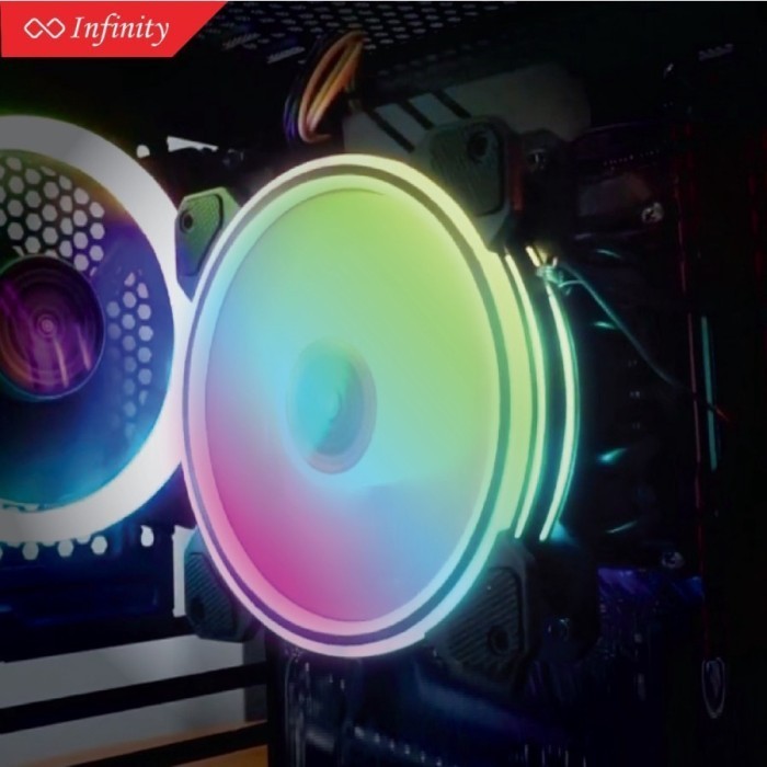 New Cpu Cooler Infinity Storm - Argb Cpu Cooler Infinity Storm With 4 Pipe Gratis Ongkir