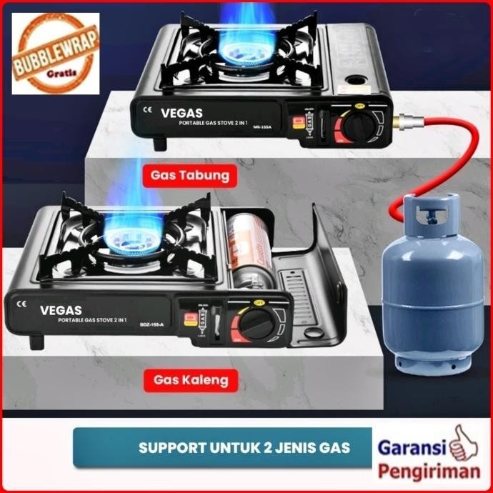 Ready Stok Kompor Portable Kompor Gas Portable 2 Fungsi Tecstar Takinastore