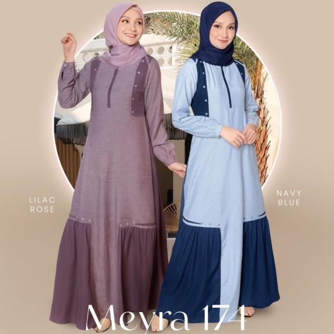 Terbaik Gamis Seply Meyra 174 Original
