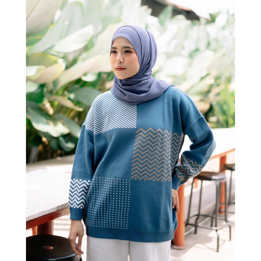 Sweater Rajut Wanita Anna Big Size Tebal