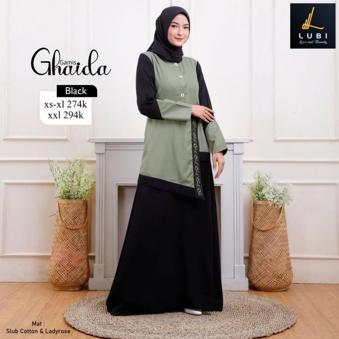 Best Seller Gamis Lubi Ghaida Pengiriman Cepat