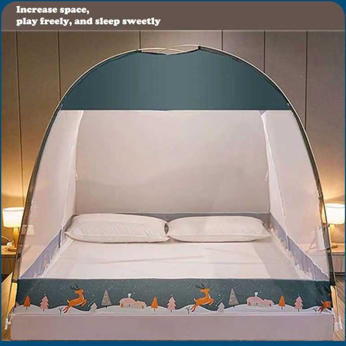 KELAMBU NYAMUK TENDA JUMBO JARING ANTI NYAMUK KASUR TIDUR 180 X 200 CM