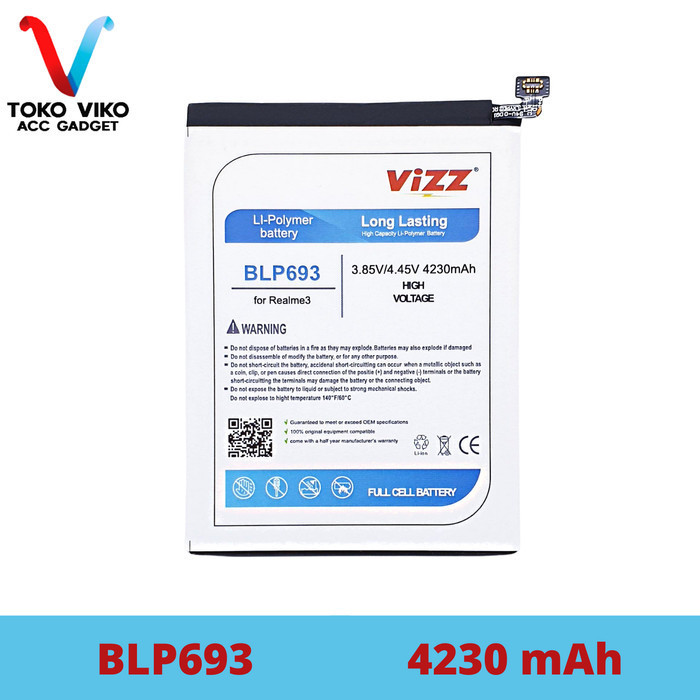 NEW SERIES BATERAI OPPO A3S & OPPO A55 BLP673 VIZZ ORIGINAL QUALITY ORIGINAL