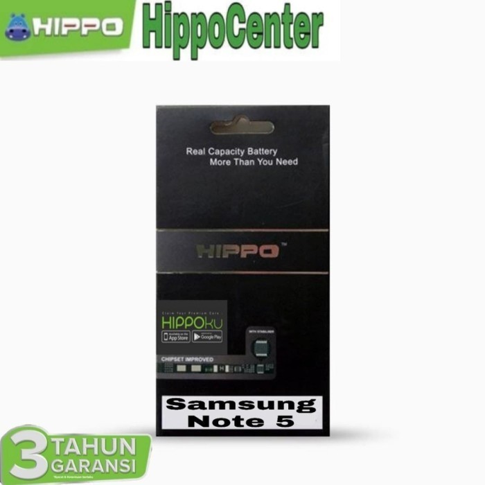 NEW SERIES BATERAI HIPPO SAMSUNG GALAXY NOTE 5 NOTE5 3000 MAH - N920 QUALITY ORIGINAL