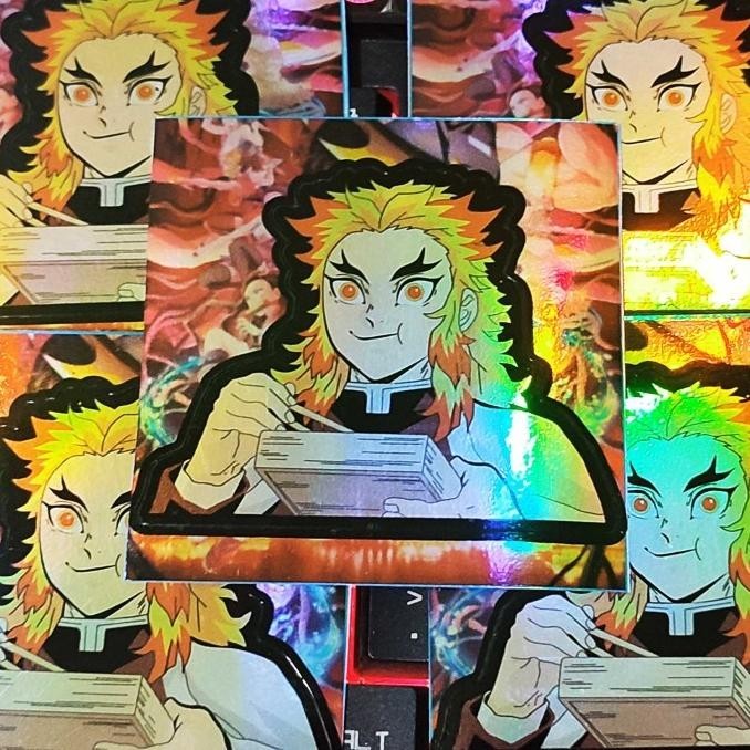 

STICKER STIKER HOLOGRAM ANIME -KIMETSU NO YAIBA RENGOKU - SKIA OFFICIAL