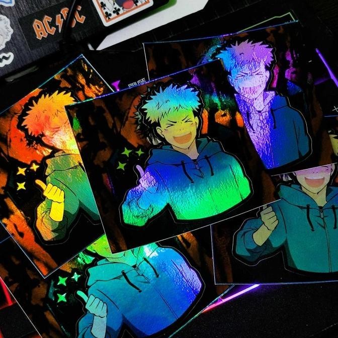 

STICKER STIKER HOLOGRAM ANIME -JUJUTSU KAISEN ITADORI YUUJI SKIA OFFICIAL