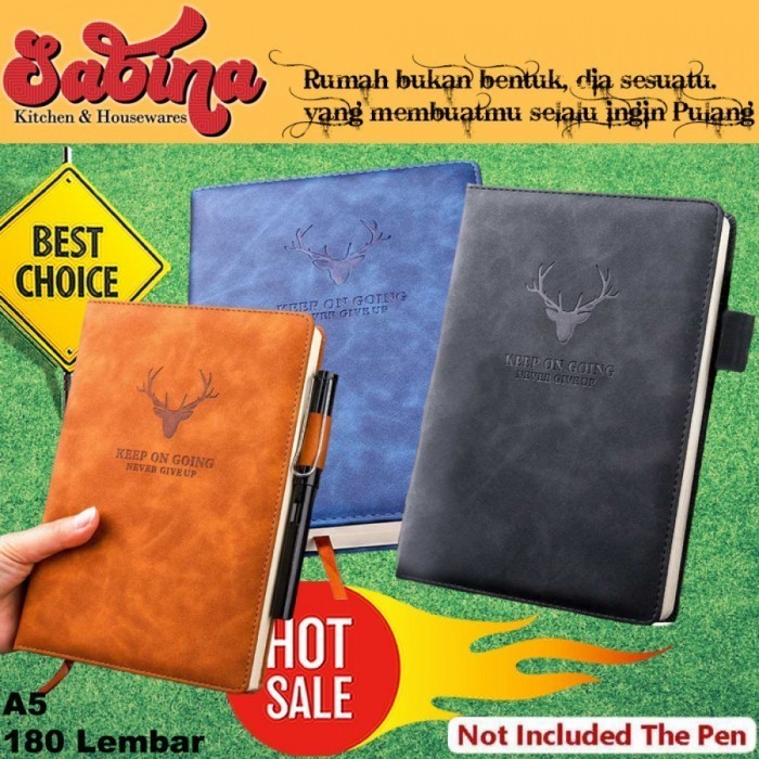 

Unik Buku Catatan Kerja Jurnal Harian Notebook Cover Kulit Sintetis A5 Hot Sale