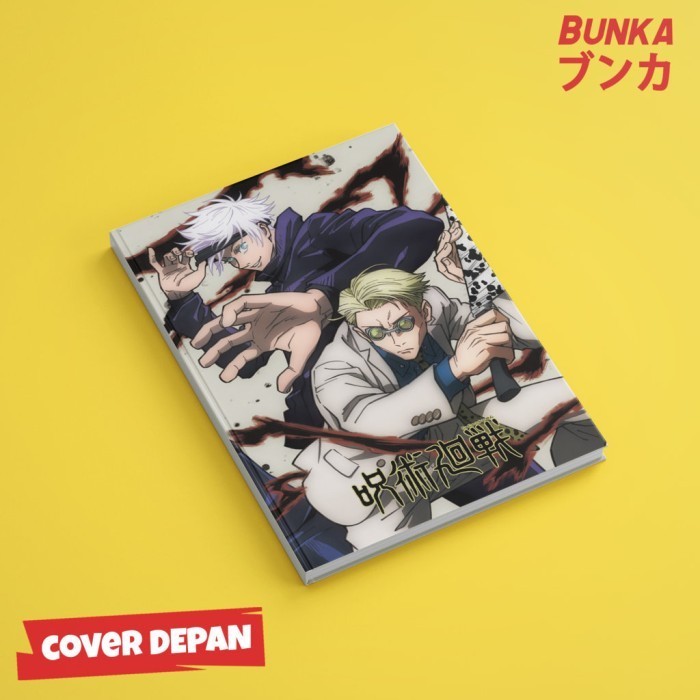 

Jual Notebook Anime Jujutsu Kaisen Satoru And Nanami Hardcover A5 Agenda Berkualitas