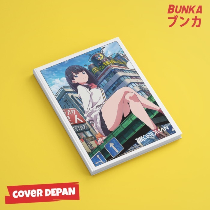 

Hemat Notebook Ssss Gridman Rikka Hardcover A5 Skin Buku Tulis Catatan Note Gilaa!!!
