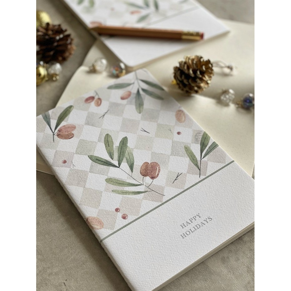 

Terbatas Olives Christmas Notebook In A5 Size Limited