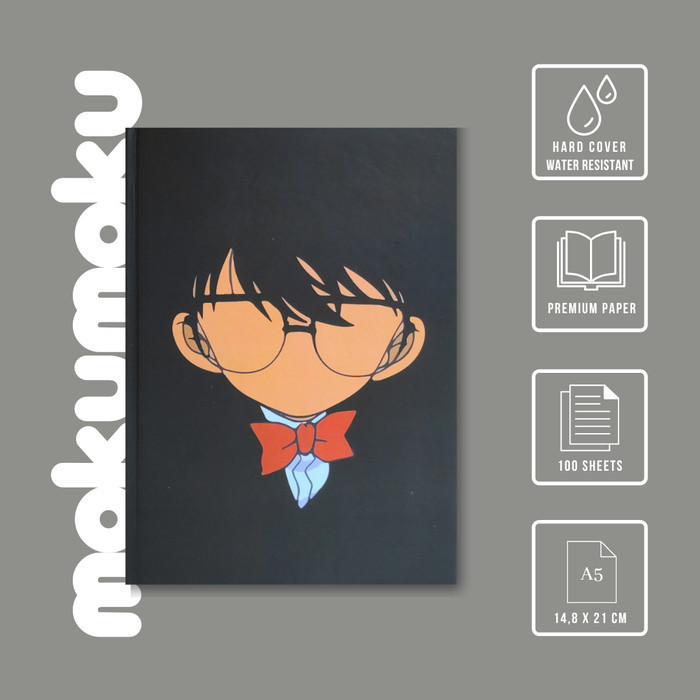 

Mantap Buku Tulis / Notebook Hardcover Detective Conan Murah