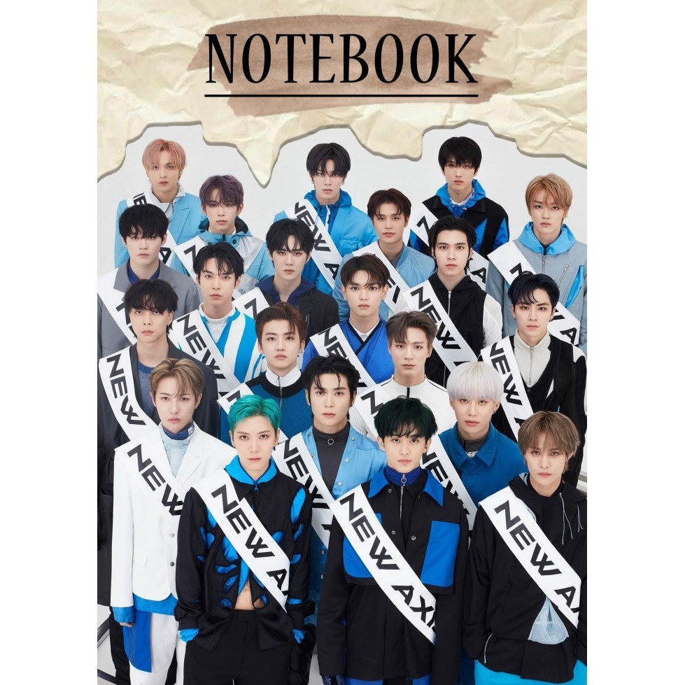 

Murah Buku Catatan Kpop A5 Nct |Desain Cover Bisa Custom| Isi Buku Bergari Bergaransi