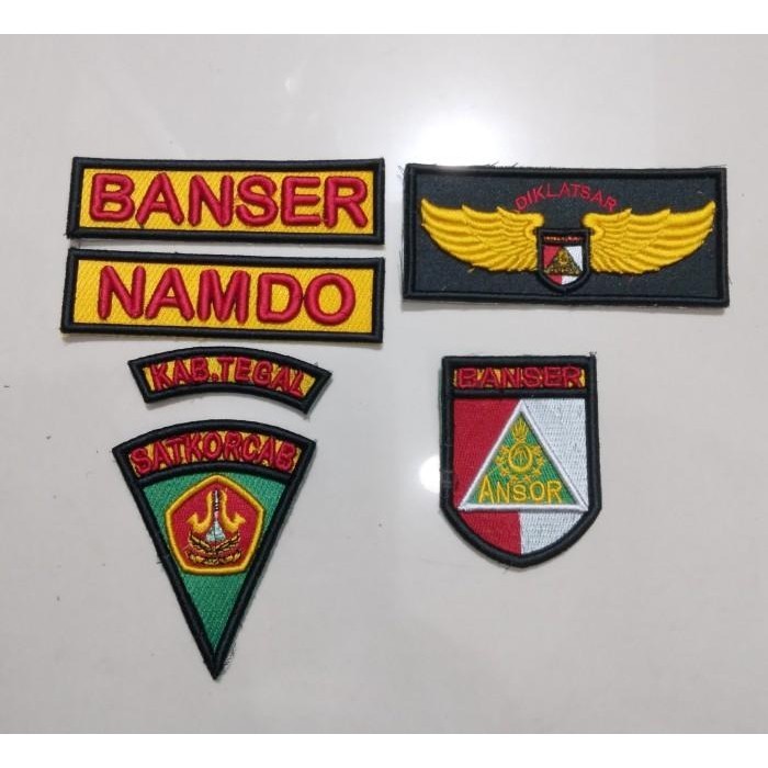 Atribut Banser 3D Timbul