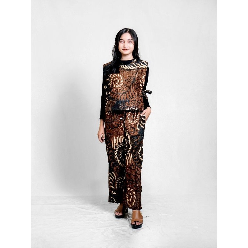 CELANA KULOT BATIK - ROMPI BATIK WANITA - BATIK TERBARU KEKINIAN - ASLI PEKALONGAN