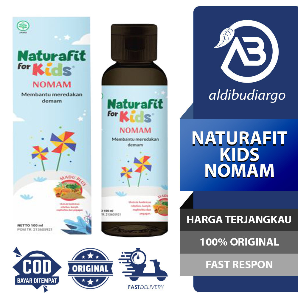 

NATURAFIT FOR KIDS NOMAM MADU ANAK PENURUN PANAS DEMAM
