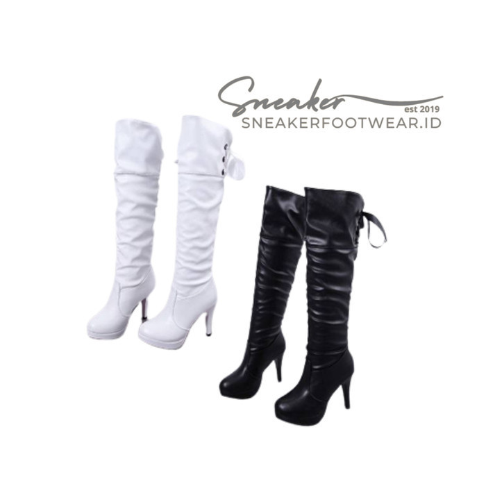 Sepatu Boots Wanita Panjang Hak Tinggi 267 Sneakerfootwear