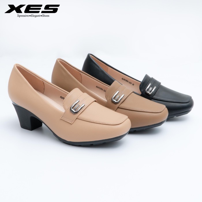 Xes Aurora-389 / Sepatu Pantofel Kerja Wanita