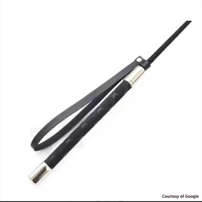 Hot - Cambuk Pecut Whip Crop Kuda Horse Riding Kulit Leather 70cm - 70