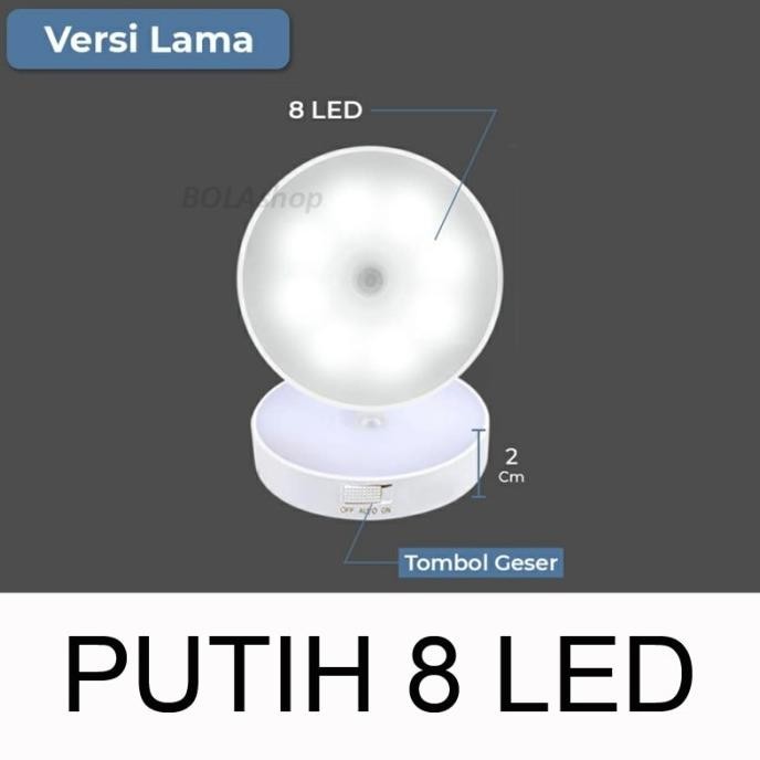 Limited - LAMPU SENSOR GERAK LED / LAMPU TIDUR / LAMPU EMERGENCY - Kuning 10LED