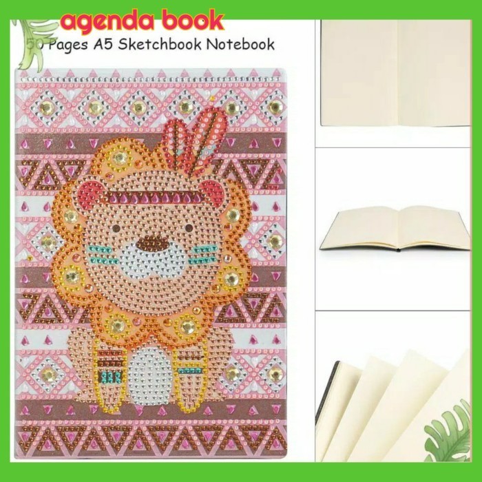 

Jual Diy Diamond Painting - Agenda Book - Colourfull Lion Hemat