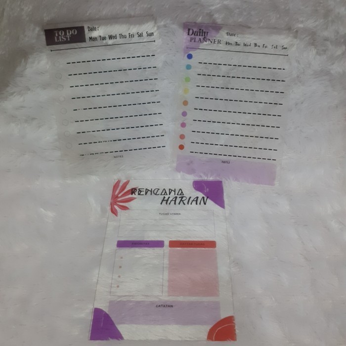 

Hemat To Do List / Daily Planner / Rencana Harian Acrylic A5 Murah Sale!!!