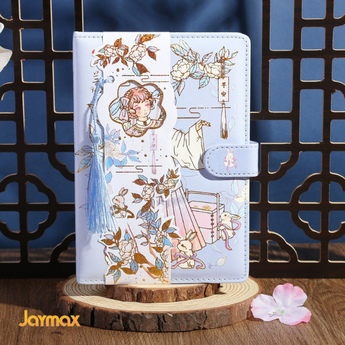 

Unik Magnetic Notebook Lady Samurai / Diary Jurnal Agenda Buku Tulis - Biru Muda Hemat