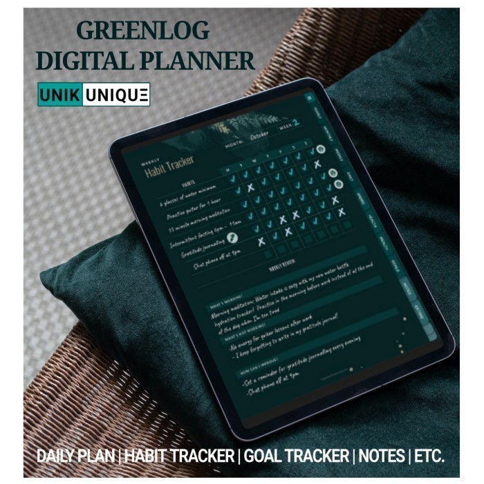 

Kusus Hari Ini Android Tablet 2024 Digital Planner Undated Harian Mingguan Bulana Limited