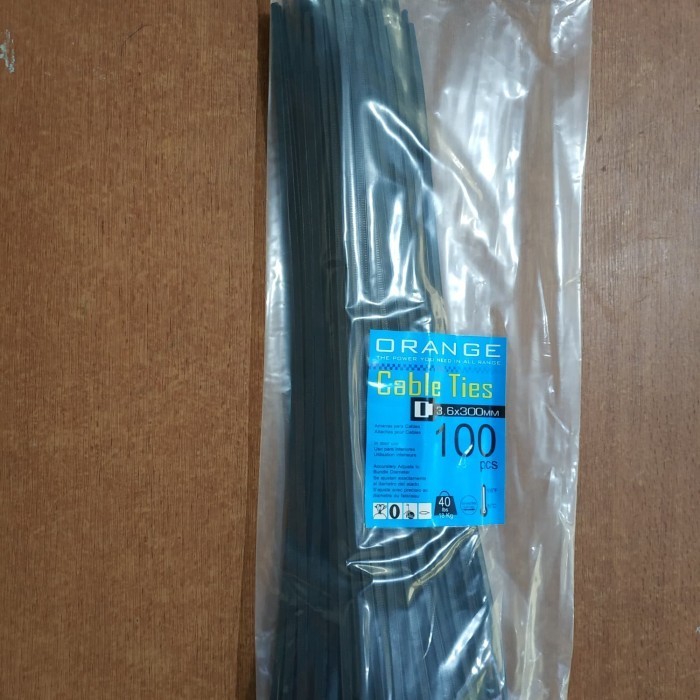 

>*>*>*>*] Cable Ties 3,6X300mm Hitam