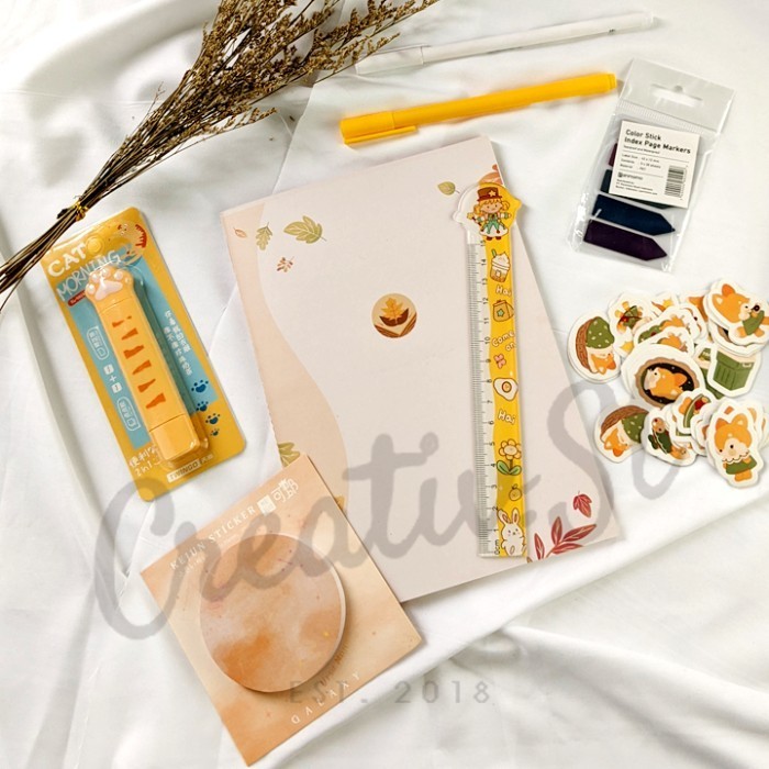 

Diskon [Tulis.Id] Colorful Monthly Planner Season Series Journal Agenda 3 Bul Diskon